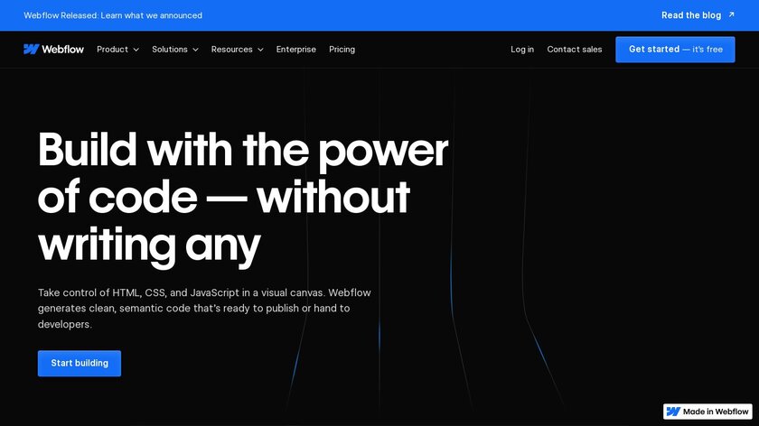 Webflow Landing Page
