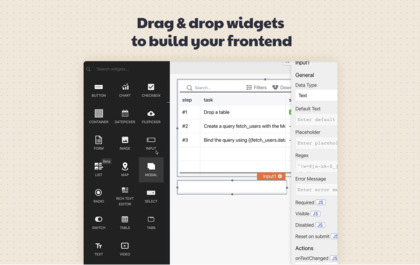 Appsmith screenshot