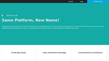 Metavine Platform screenshot
