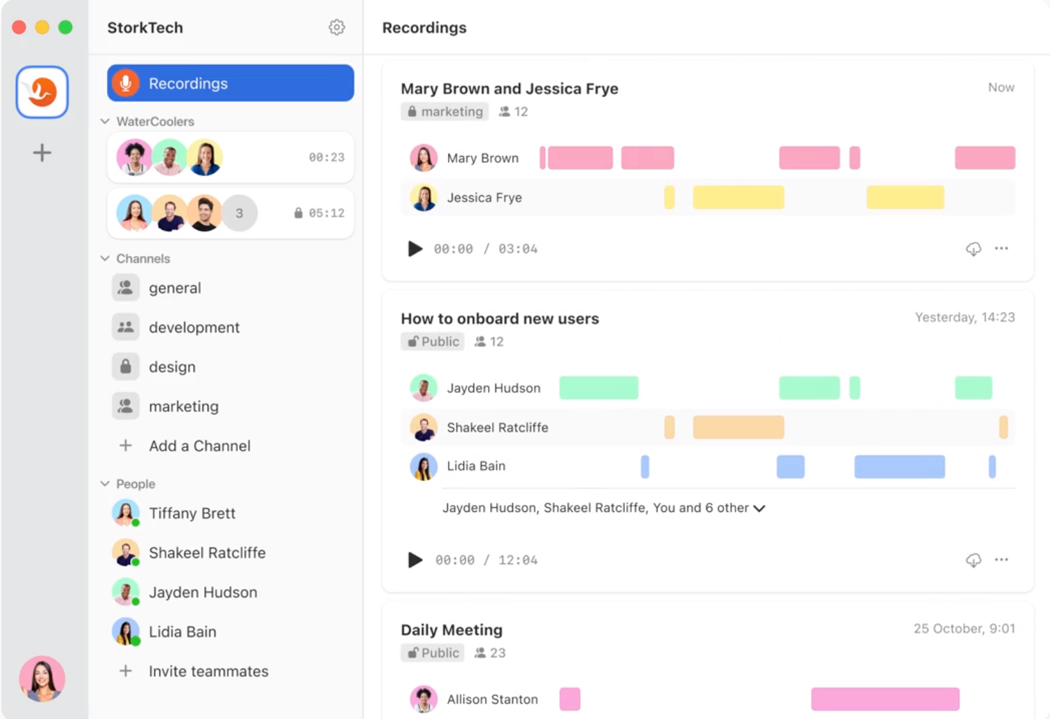 Stork.ai Landing page