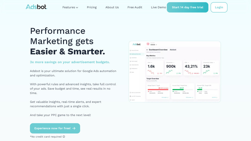 Adsbot Landing Page Adsbot Landing Page