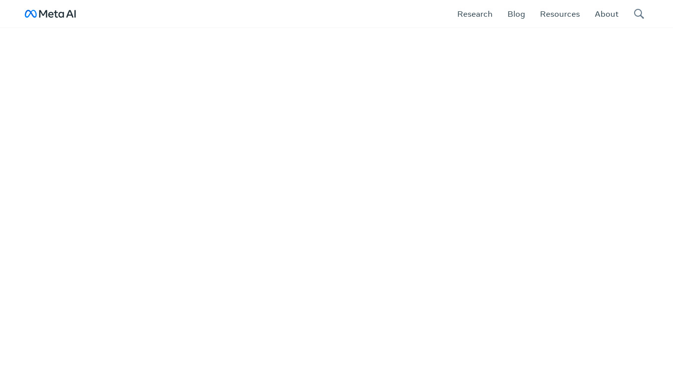 Facebook.ai Landing page