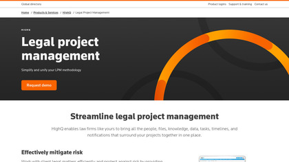 HighQ Collaborate screenshot