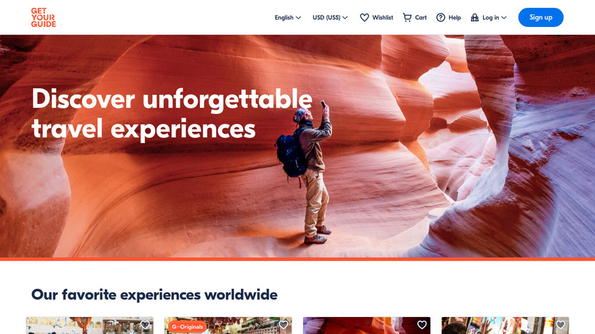 GetYourGuide Landing Page GetYourGuide Landing Page