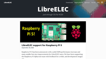 LibreELEC image