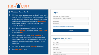 Pushsafer screenshot