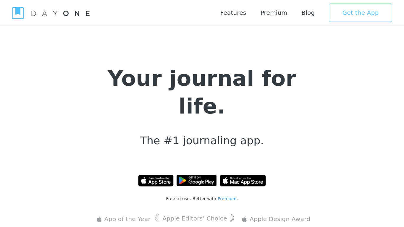 Day One Landing page